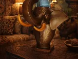 Soporte para vino con forma de elefante-1