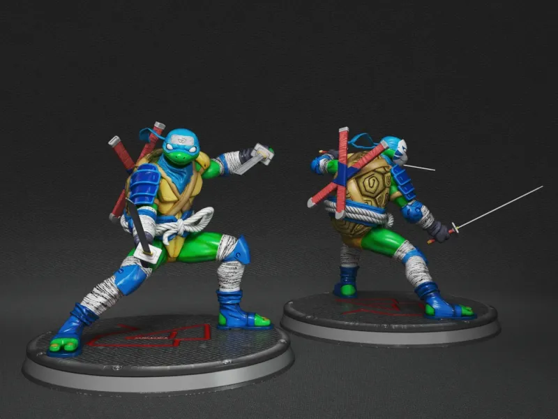 Tartarugas Ninja X Naruto  - Leonardo-