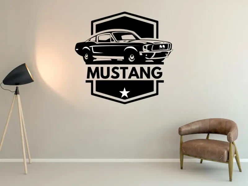 Mustang Logo Wall art