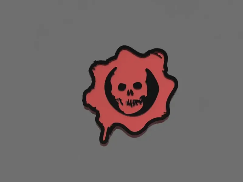 Gears Of War Charm