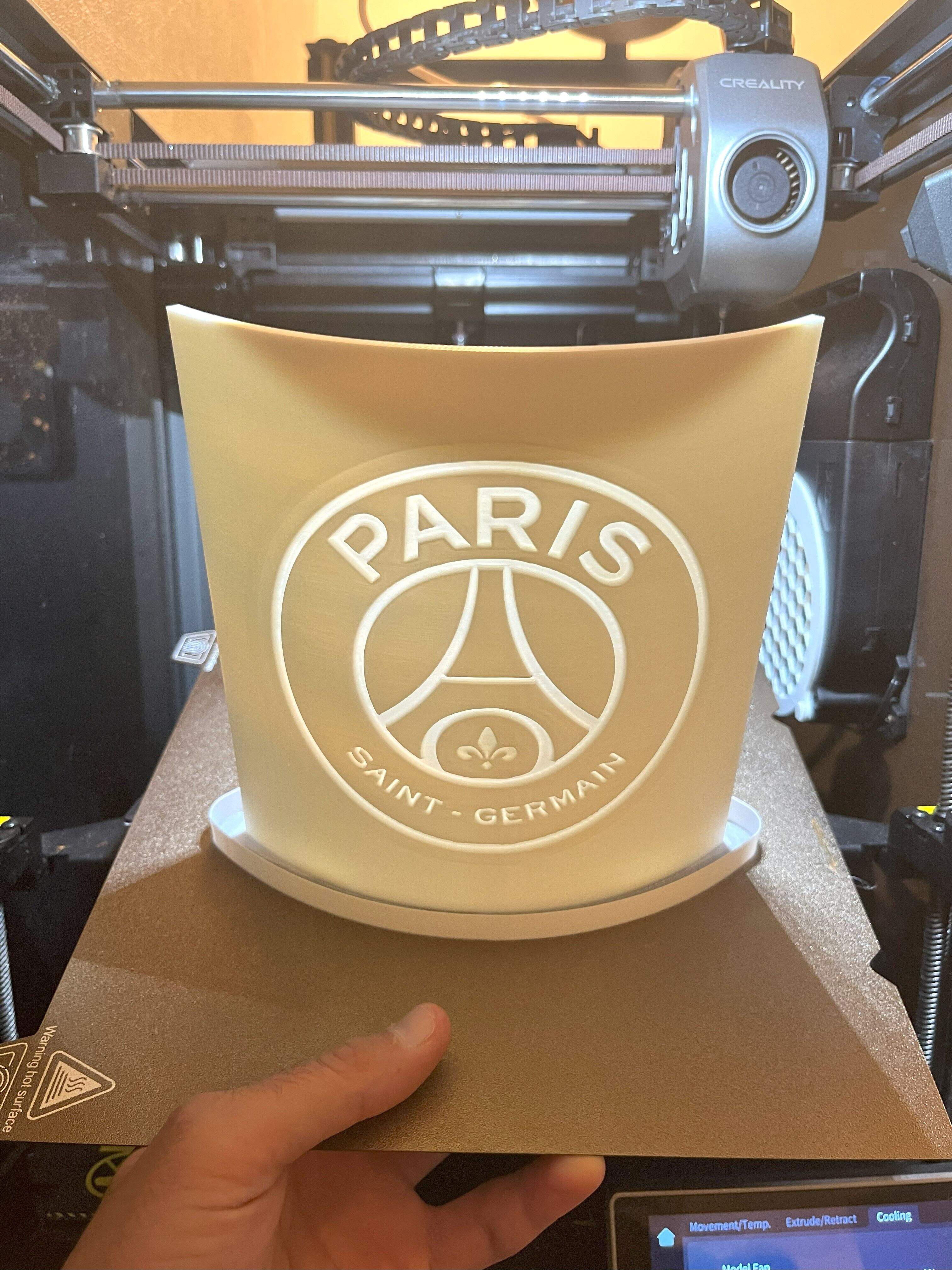 Paris Saint-Germain - PSG 3D lampe. 7 farver og farveskift.