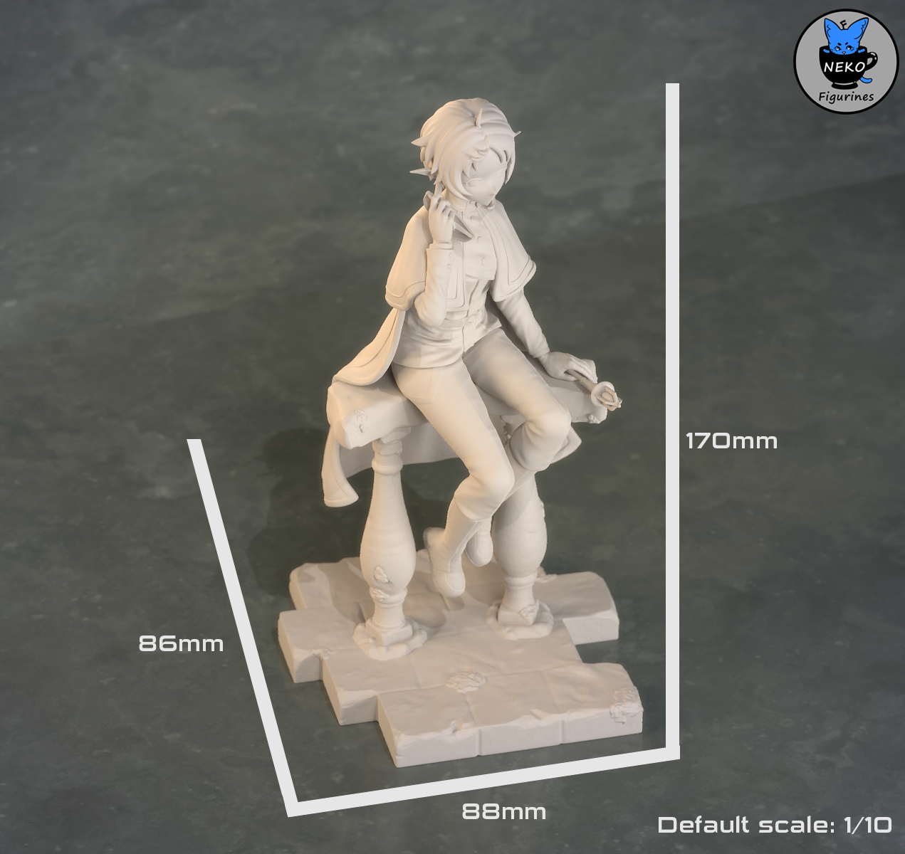 Sylphy/Fitts Senpai - Mushoku Tensei Anime 3D Printing Model