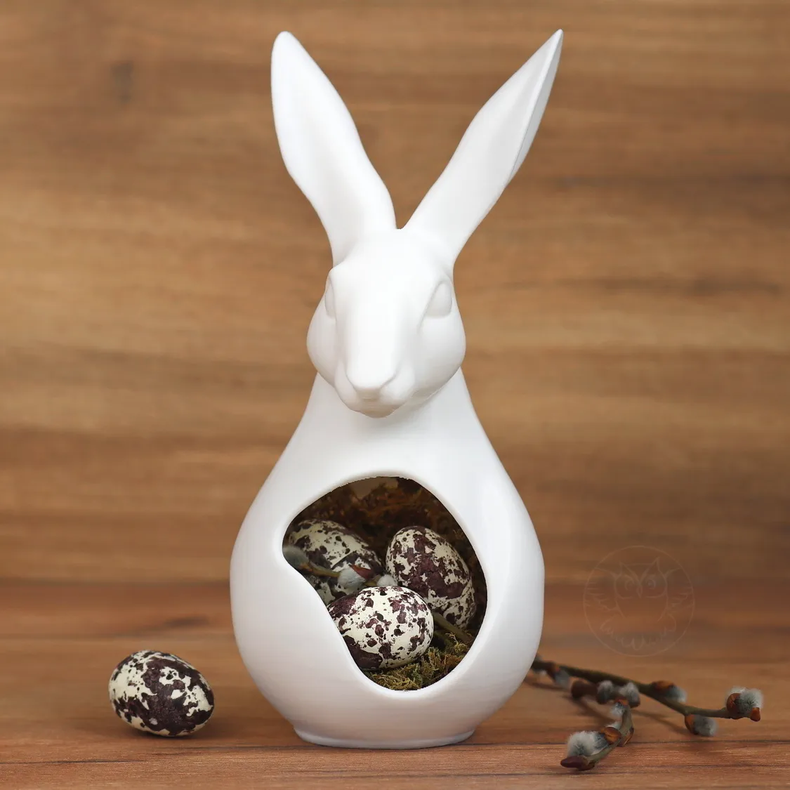Spring Hare Tealight Holder-1