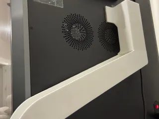K2 PLUS POOP SHOOT...doesn't block the vent fans.