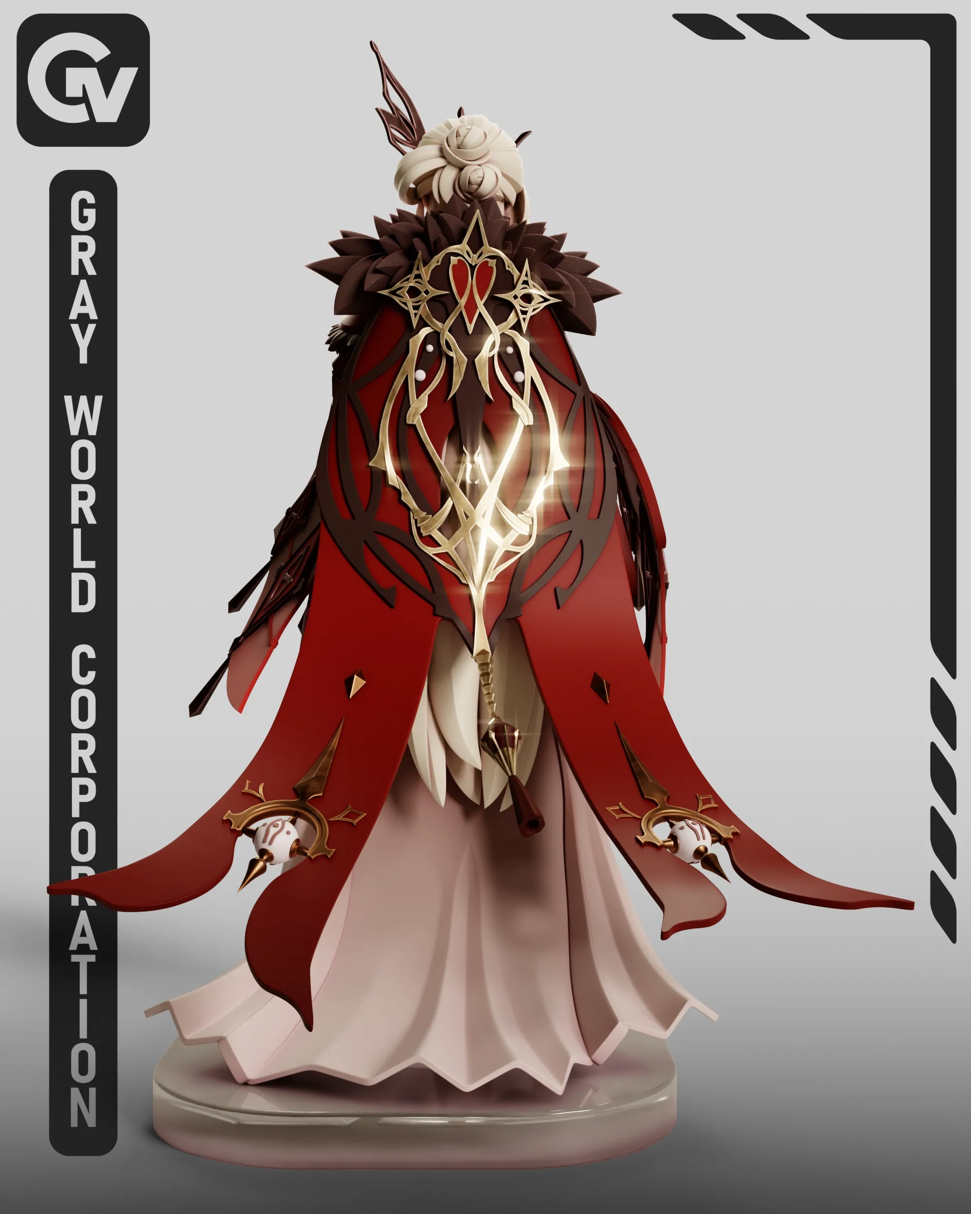 Characters & Creatures STL загрузка - La Signora | Genshin Impact