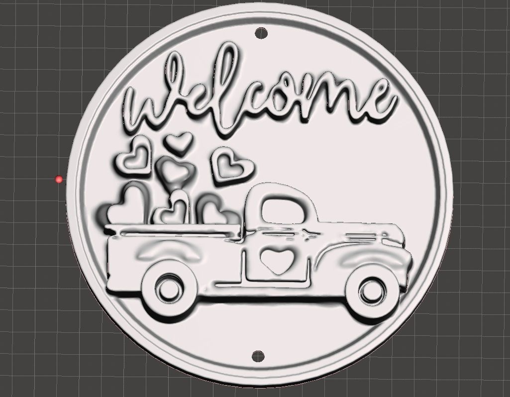 Welcome heart truck 3d models download creality cloud