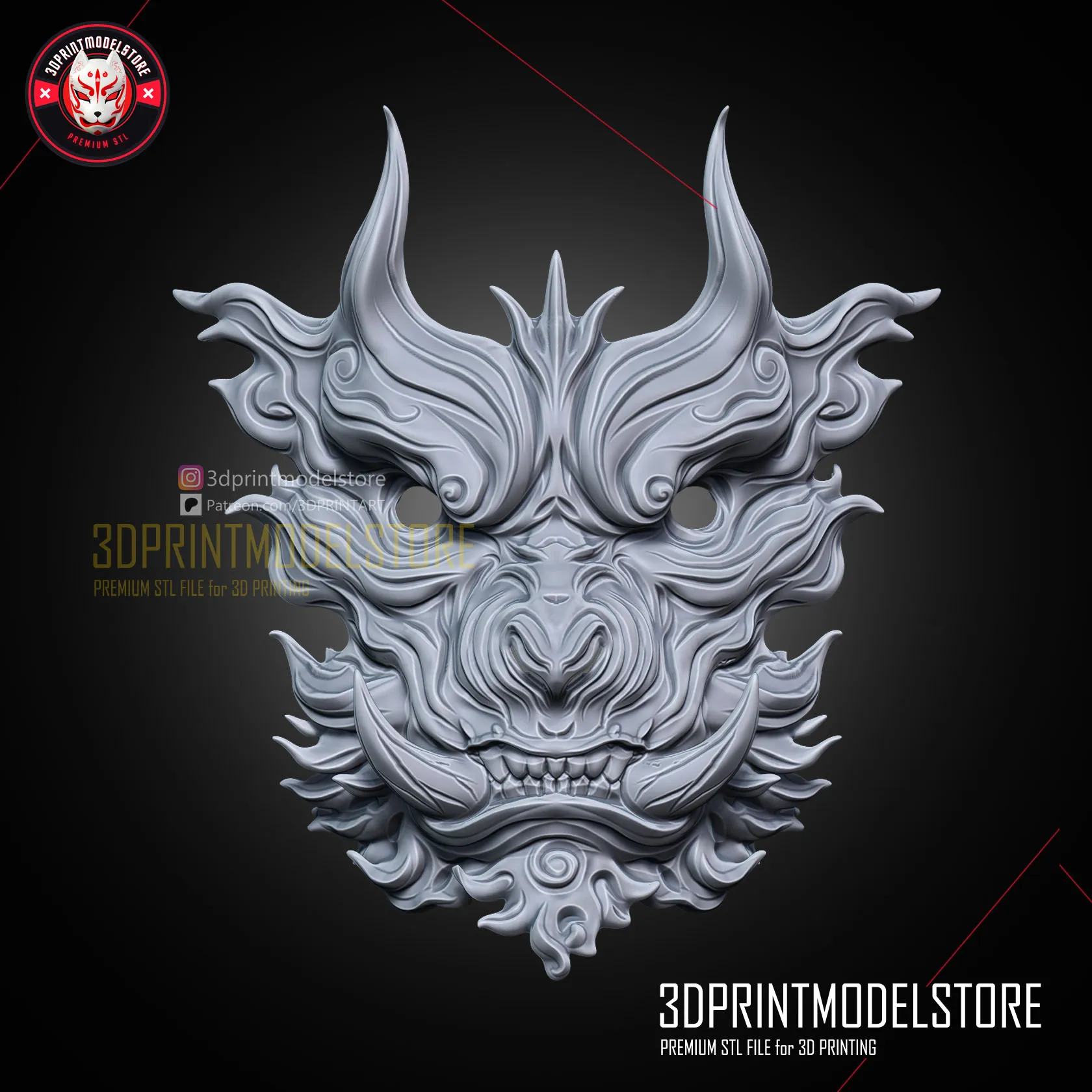 Black Myth Wukong - Bronze Monkey Mask - Premium STL