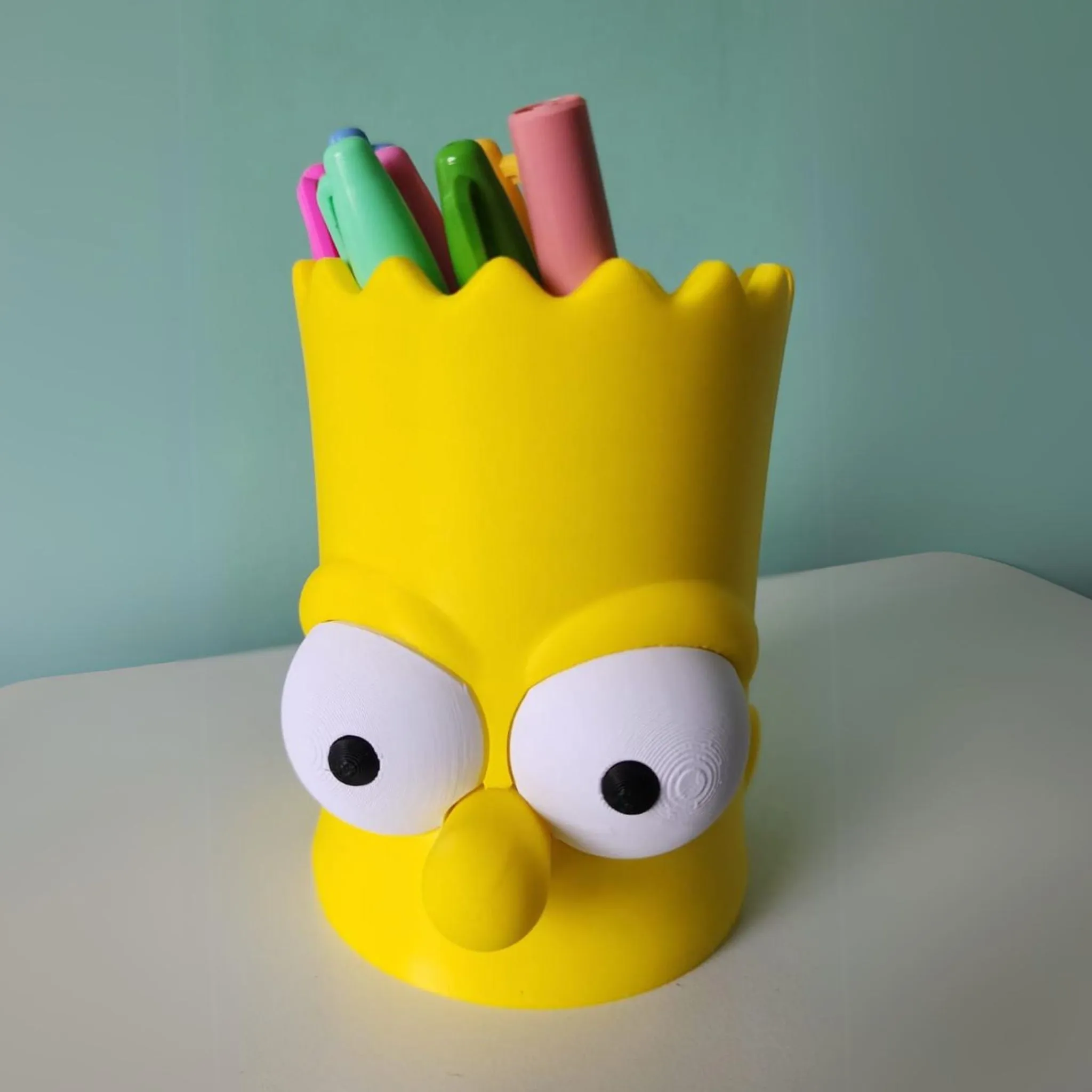 BART SIMPSON CONTROLLER HOLDER / PENCIL HOLDER