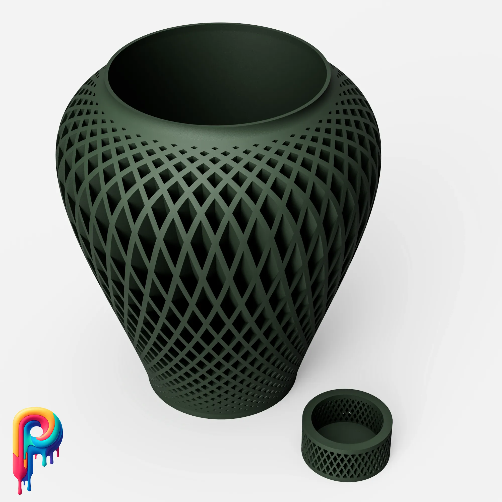 Anvora Vase & Tealight Holder Set by Polymeria