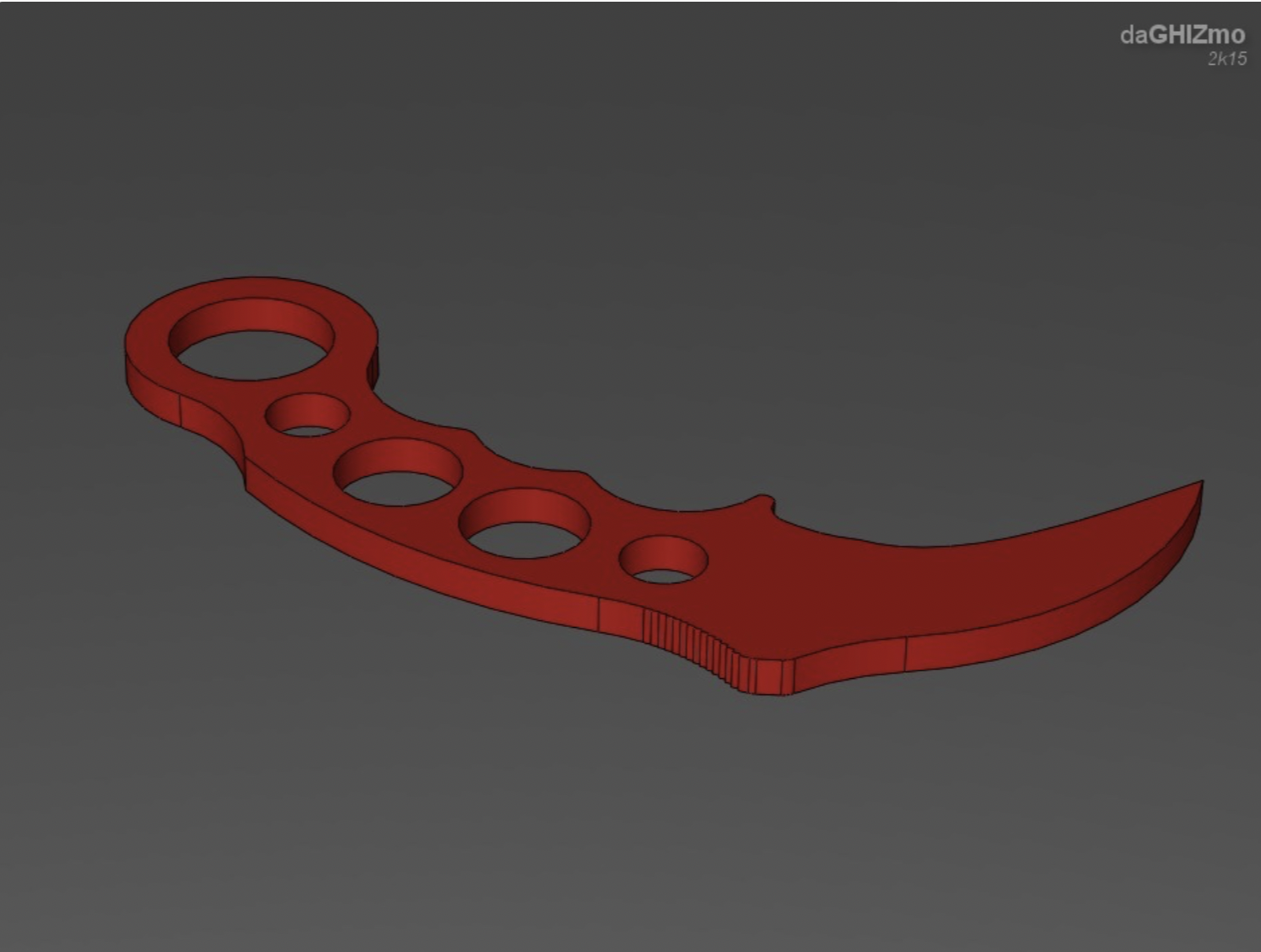 TRAINING KARAMBIT | 3D models download | Creality Cloud