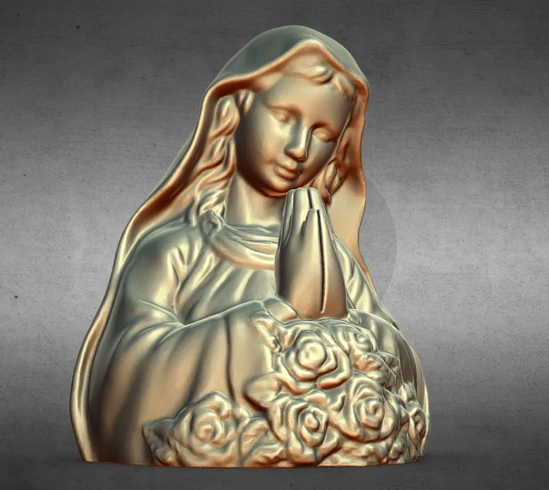 Statua Madonna Beata Madre Maria decorazione
