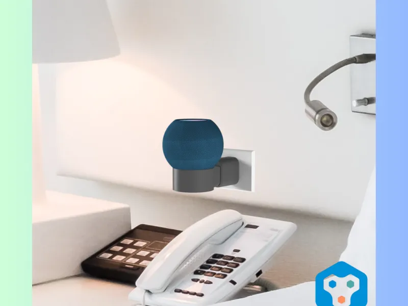 ПОДСТАВКА ДЛЯ APPLE HOMEPOD MINI (НАСТЕННАЯ ПОДСТАВКА) простой стиль лаконичная подставка