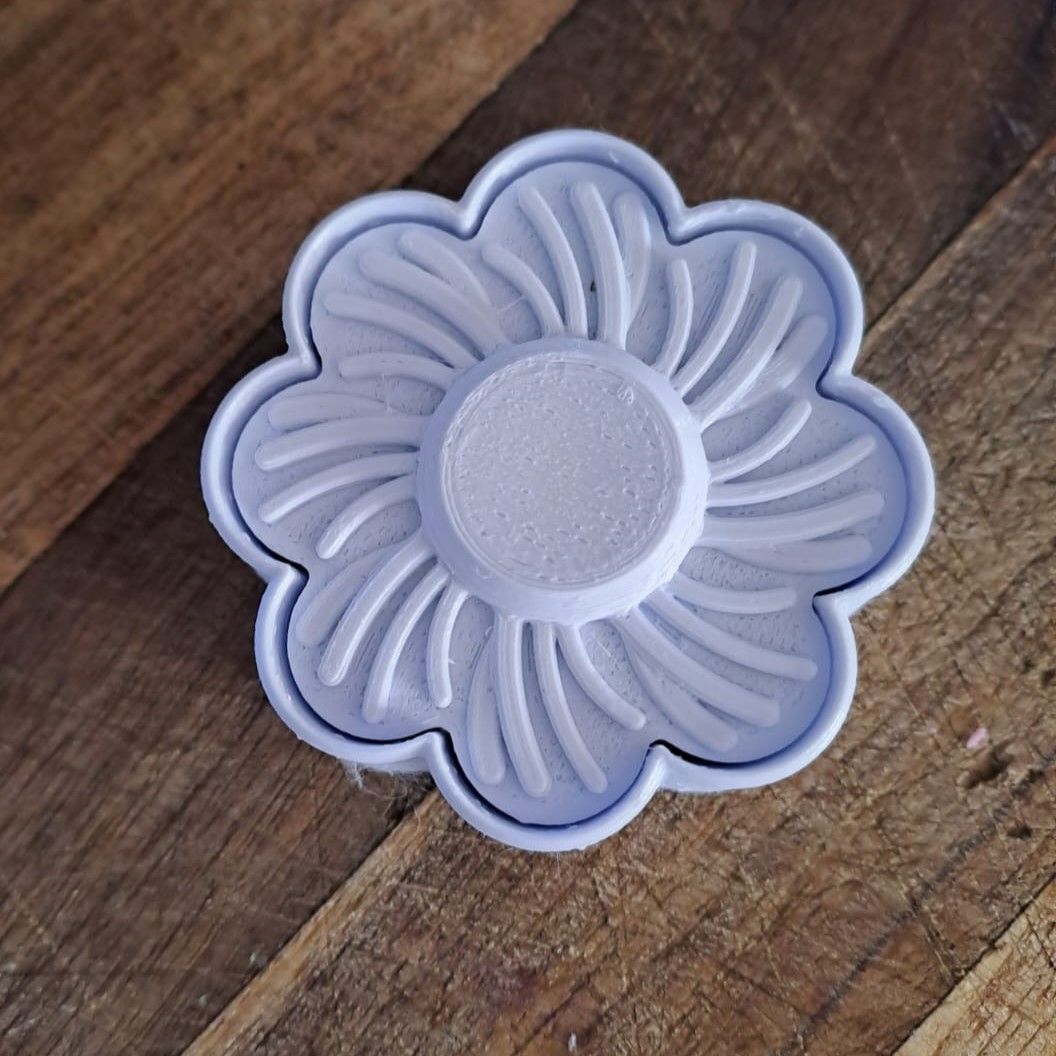 FLOWER - COOKIE CUT AND PRESS - THUMBPRINT COOKIE CUTTER | 3D models ...