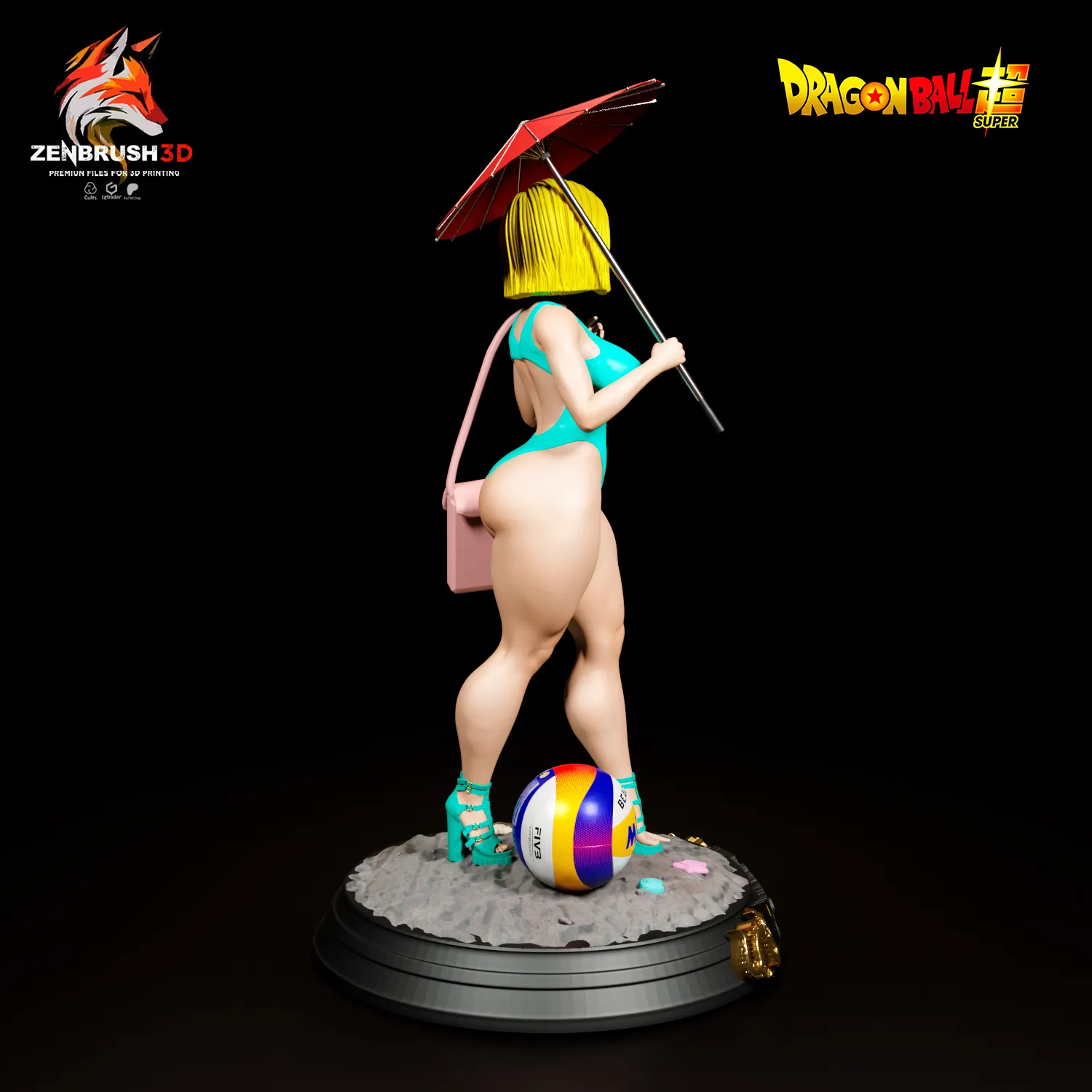 Android 18 - Beach Outfit + NFSW 3D PRINTING