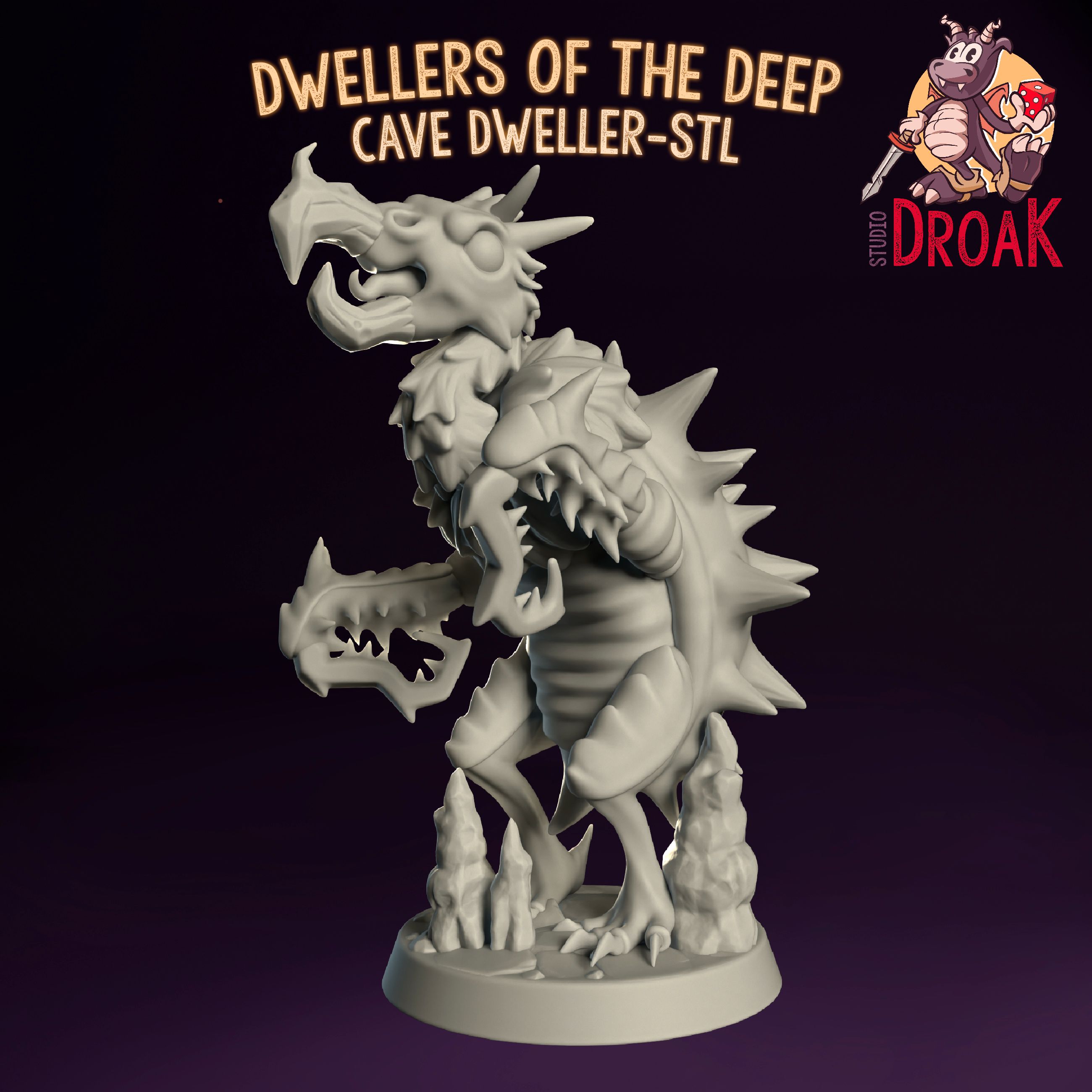 Cave Dweller - Dwellers of the Deep | 3D models download | Creality Cloud