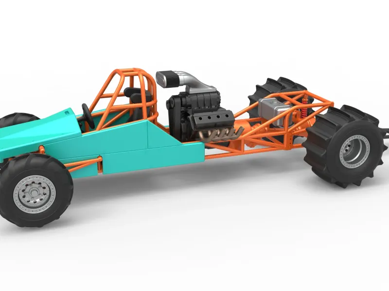 Dirt Dragster Version 3 Scale 1:25