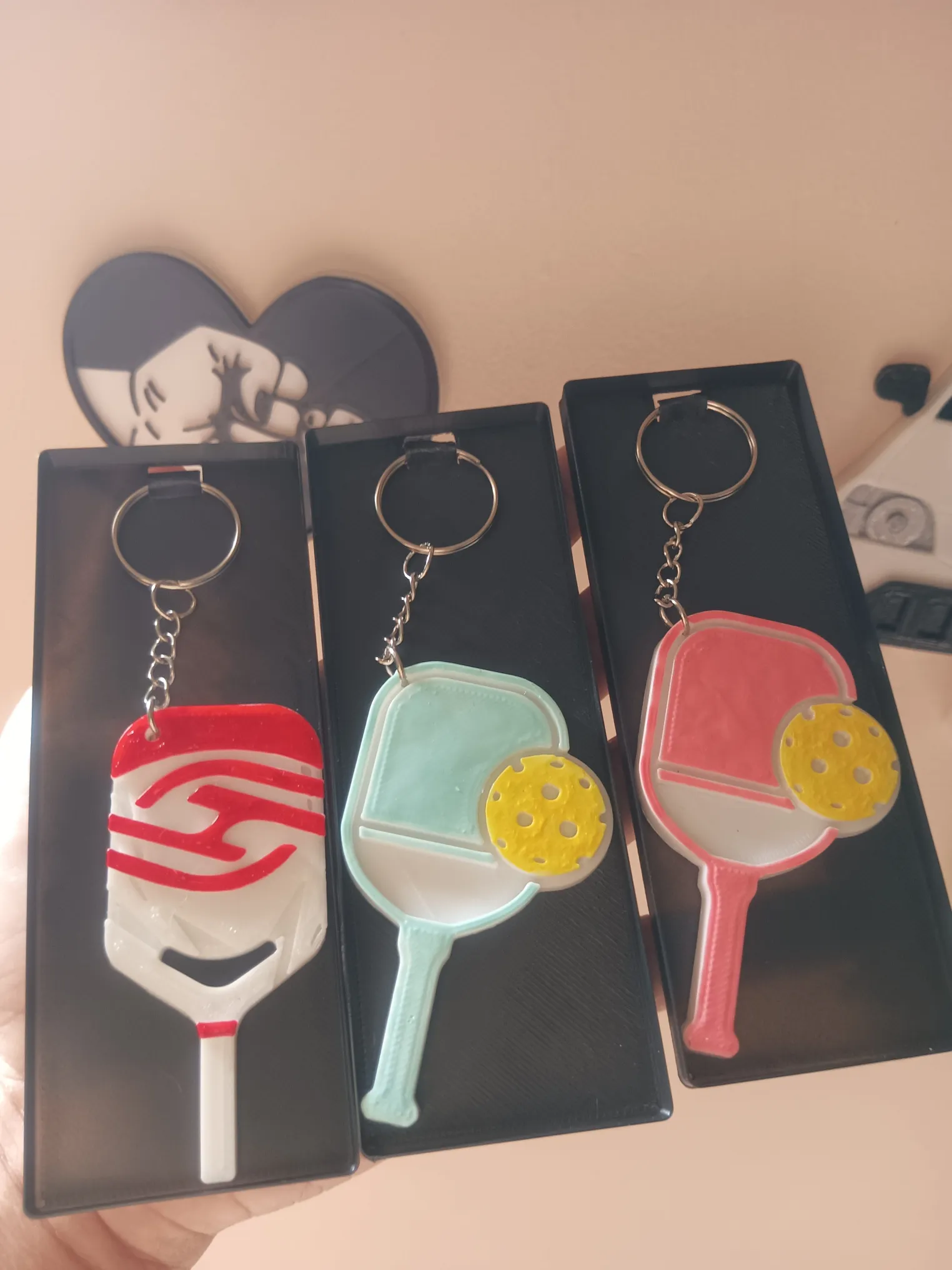 Table Tennis Keychains 3D models download Creality Cloud