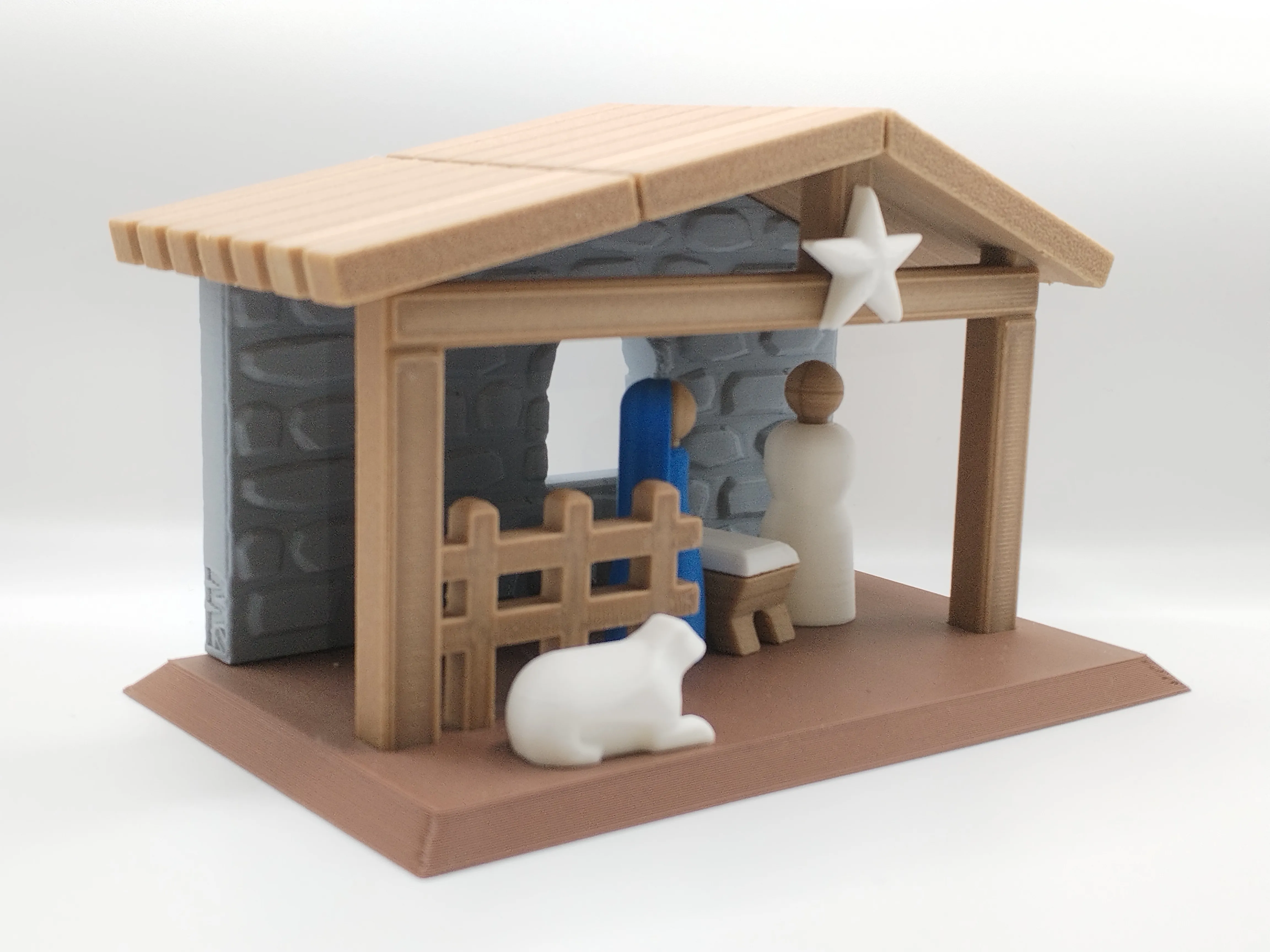 Diorama de crèche