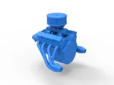 Engine of Australian Super Sedan Scale 1:25-5