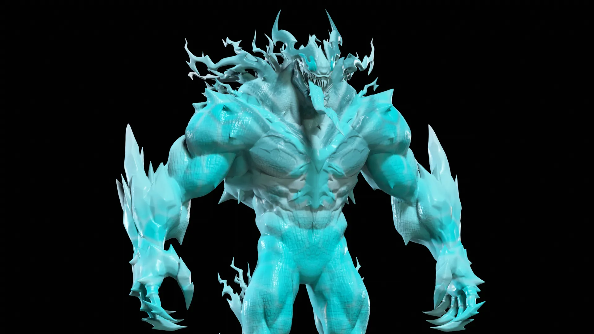 Marvel Rivals - Venom Snow Symbiote version - 3d print