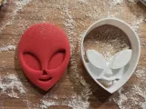 Alien Cookie & Clay Cutter, Gift for Space Lovers-2