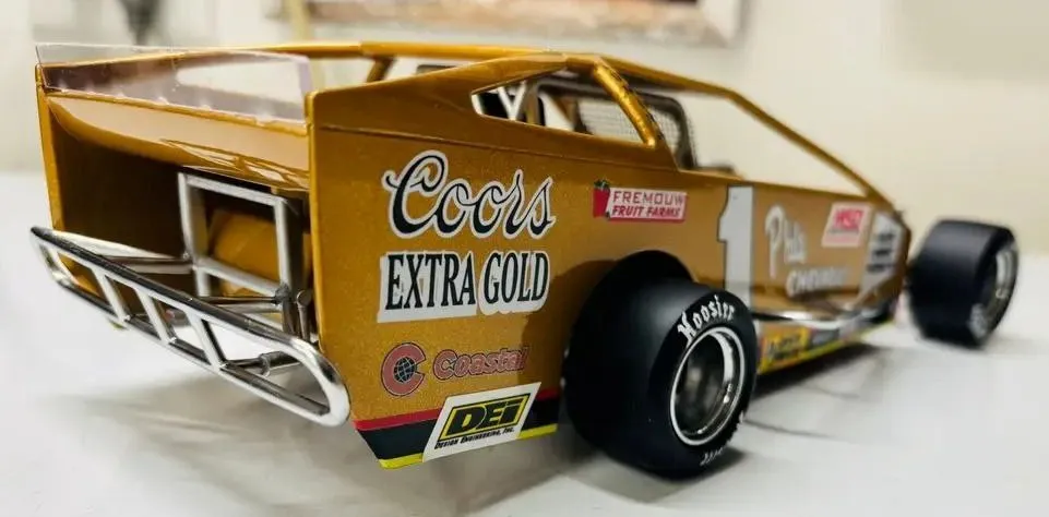 Vintage Asphalt Modified stock car V4 Scale 1:25-4