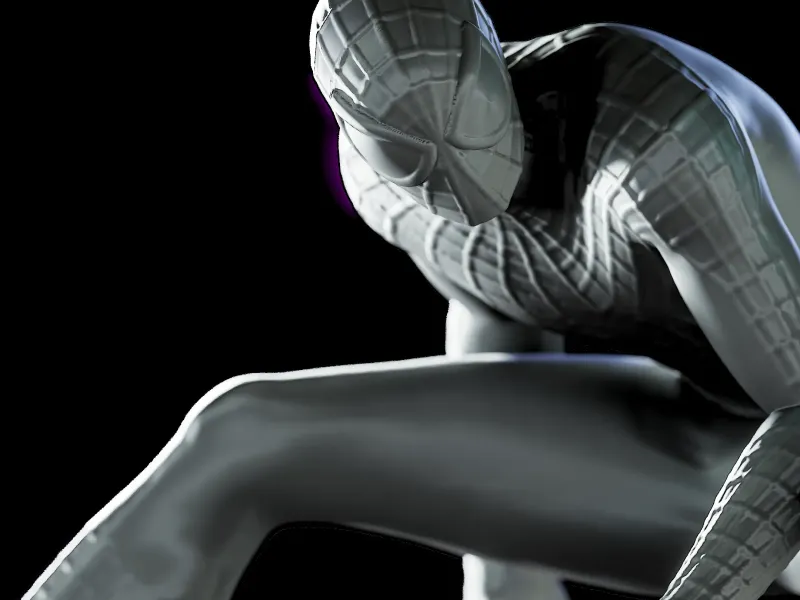 Spider man classic pose Hombre araña