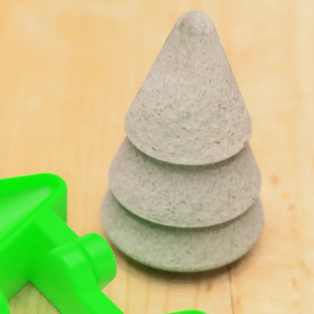 CHRISTMAS TREE MOULD - PRINT IN PLACE - FOR SENSORY PLAY