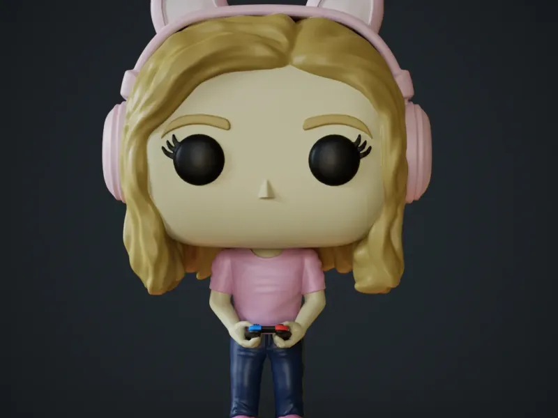 Funko Custom Nena Gamer