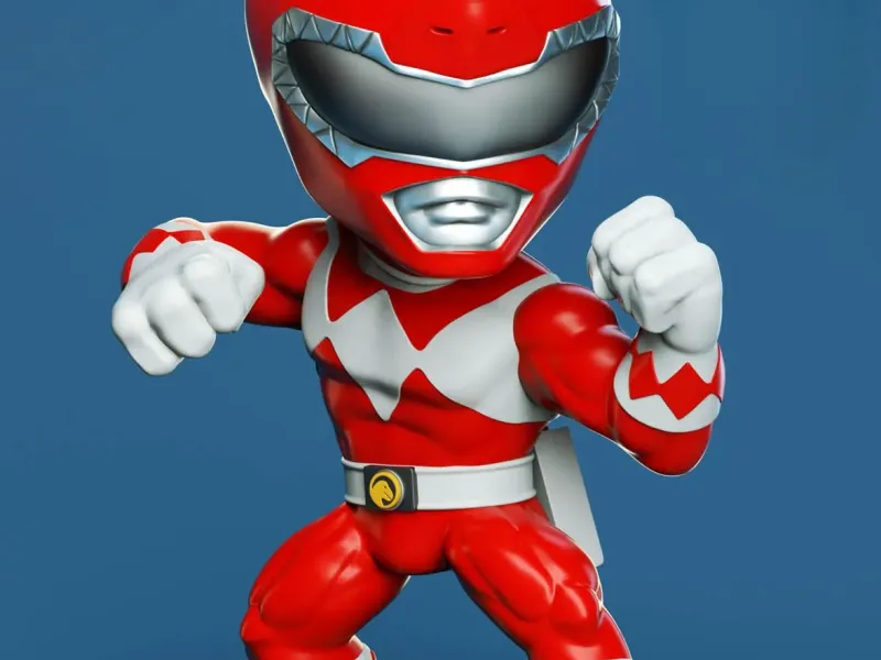 Red Ranger - Mighty Morphin Power Rangers 3D Figure