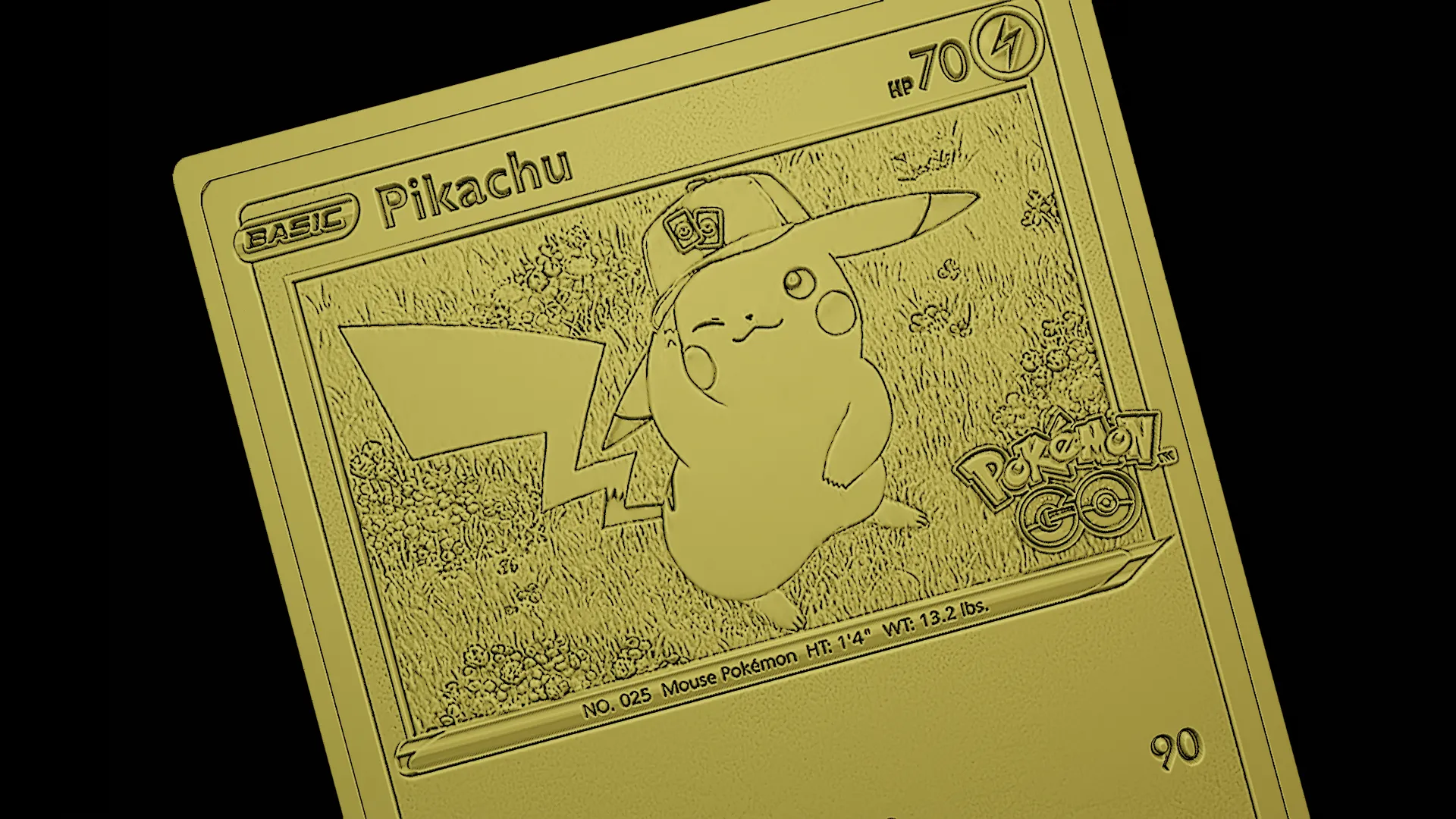 pokemon go card pikachu Pokemon Go Pikachu #28/78 Holo Trading Card main image 0