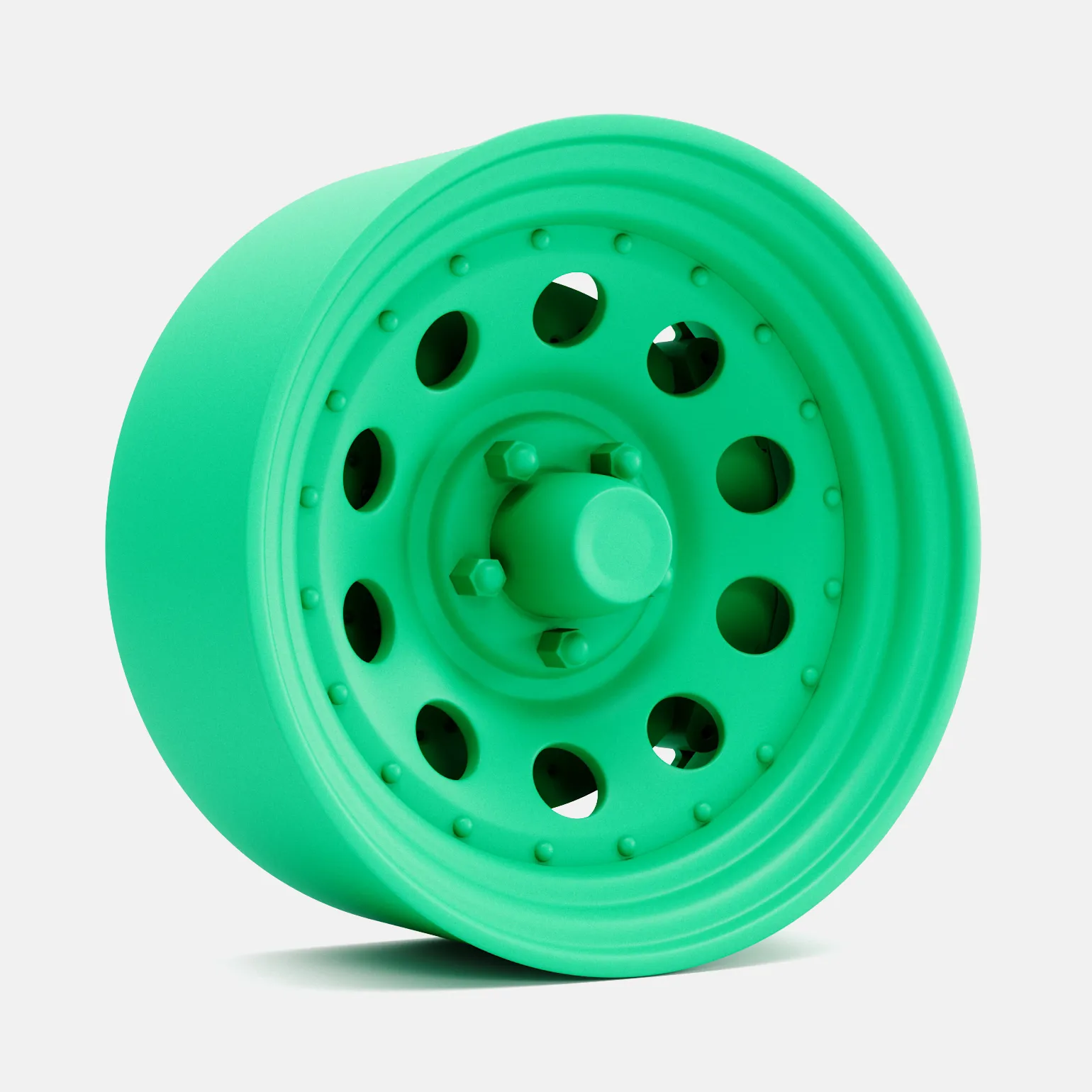 1/24 Scale, 15x7 Gold Nugget Wheel and Brake