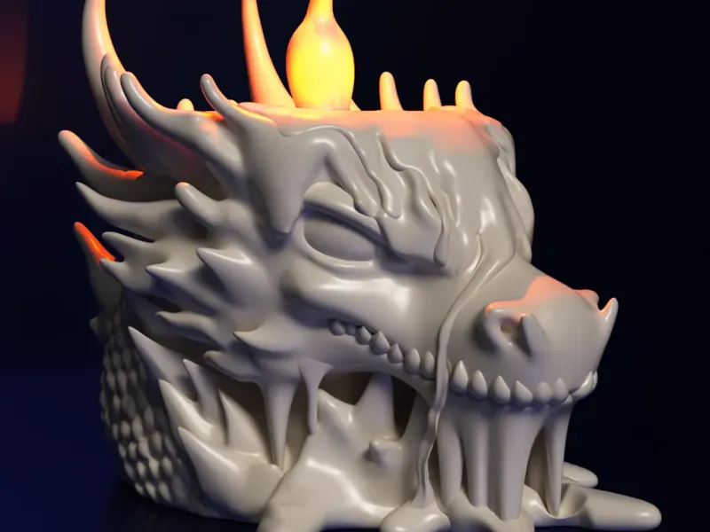 Dragon Candle Holder