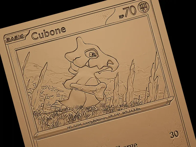 Cubone Pokemon card