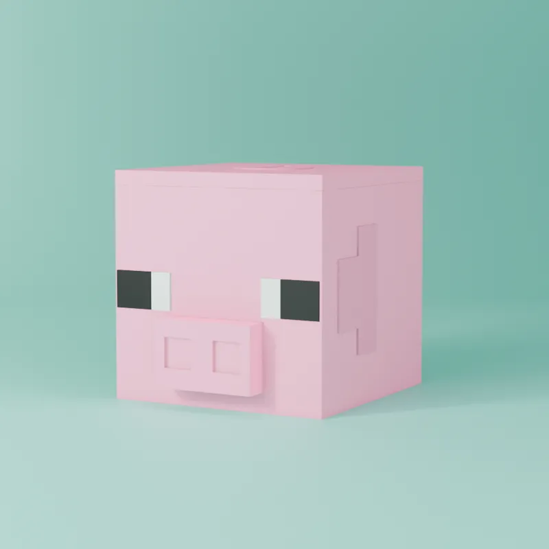 ALCANCIA CERDITO (MINECRAFT)