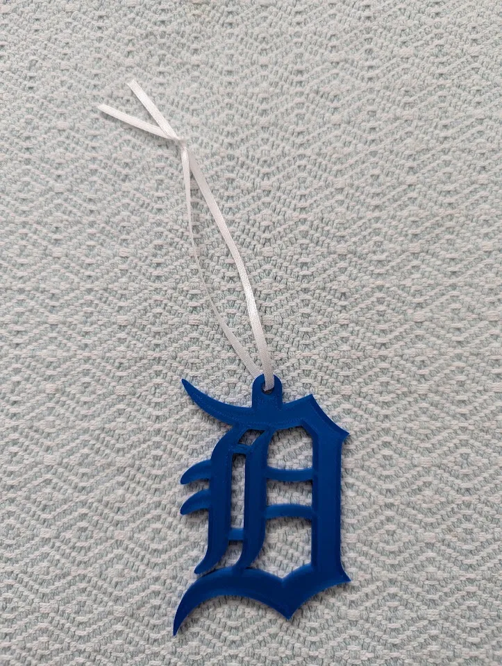 Detroit Tigers Christmas Ornament