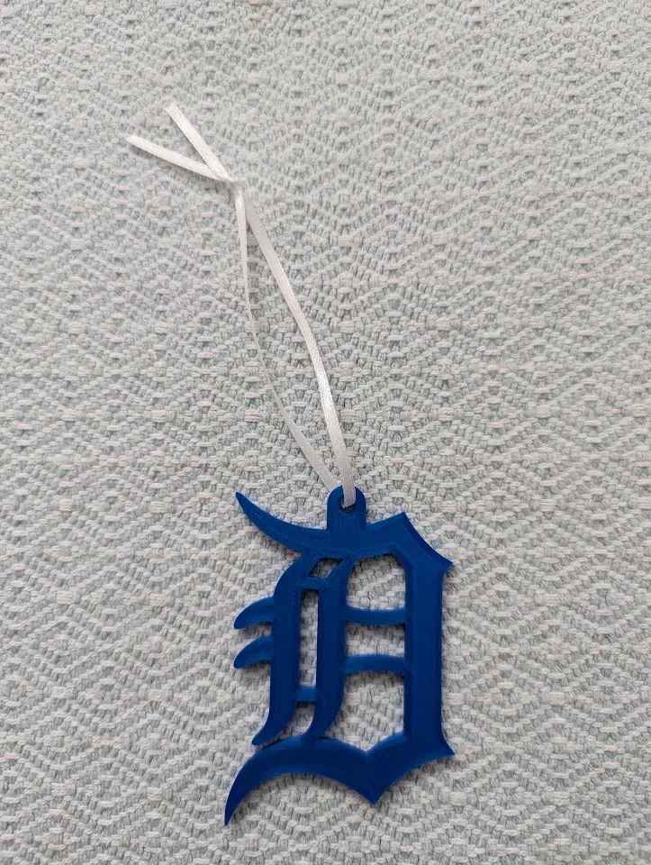 Detroit Tigers Christmas Ornament