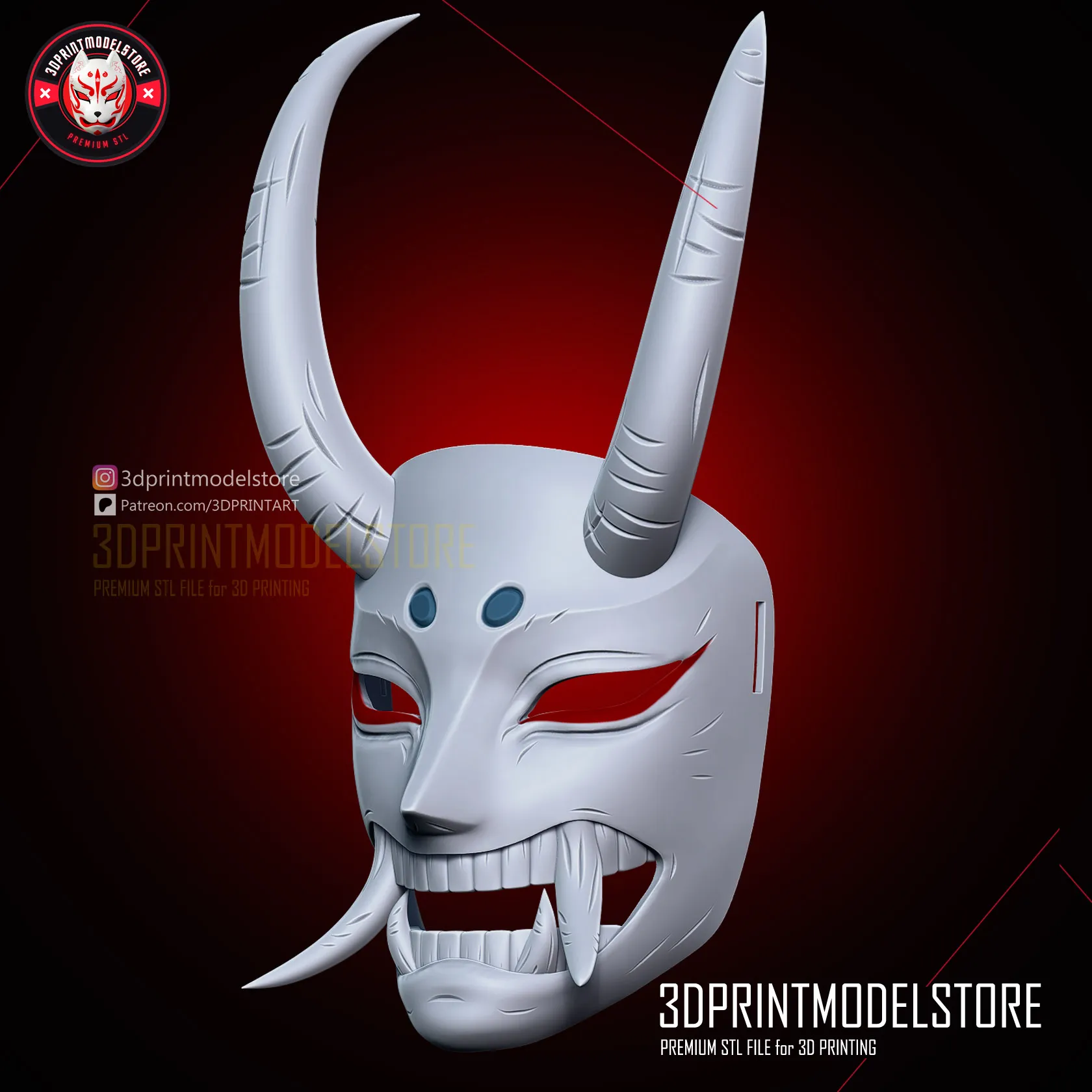 Okiku Mask - One Piece Cosplay - Anime - Halloween