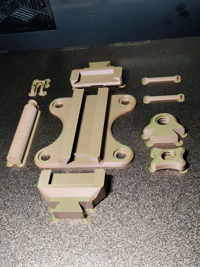 Modular Mini Bench Vise with Suction Cups - Tools - PLA - 3D printed product - фото 10