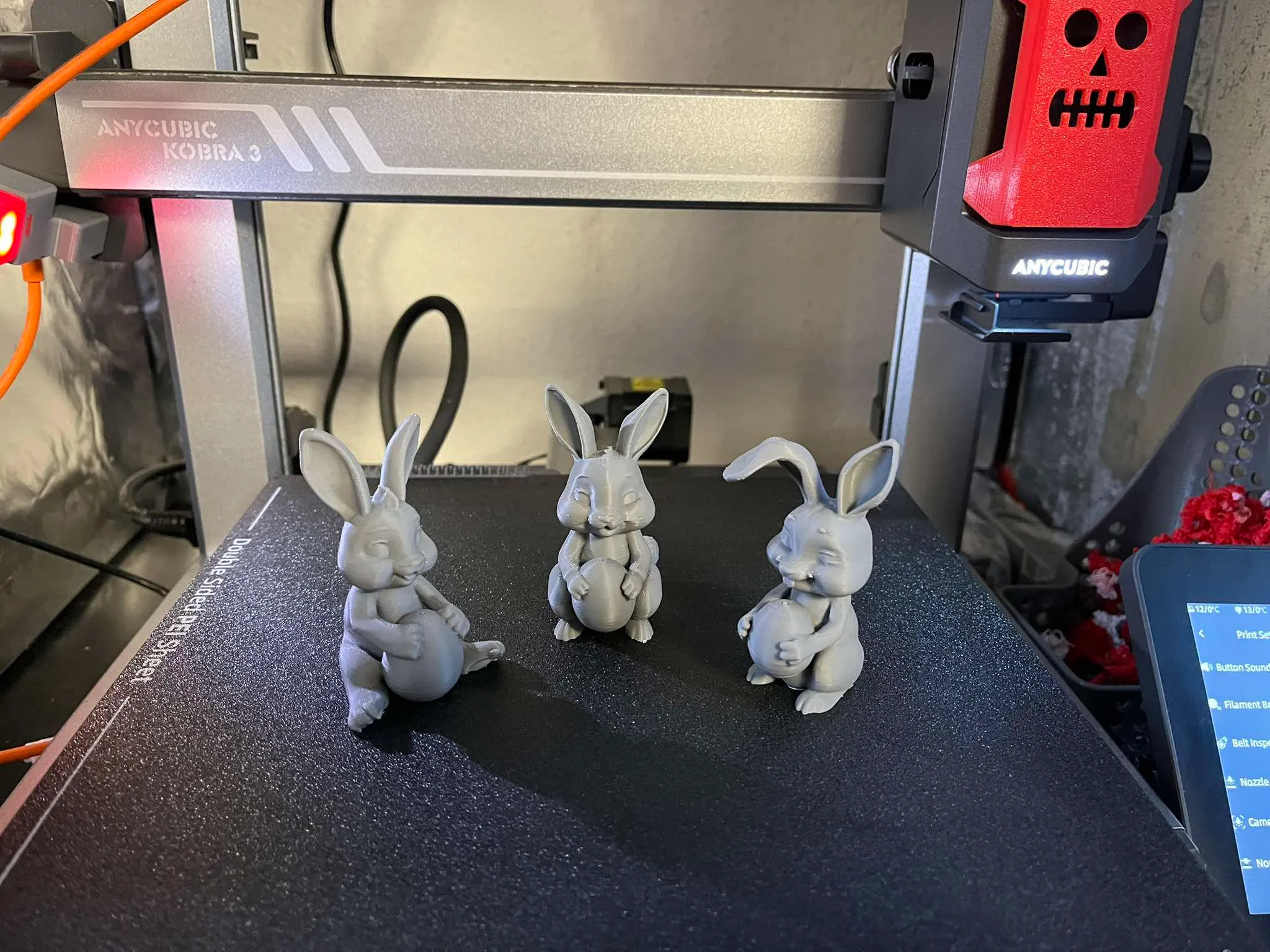 3D Printer Files | 3MF File | Easter bunnies with eggs | Creality Cloud