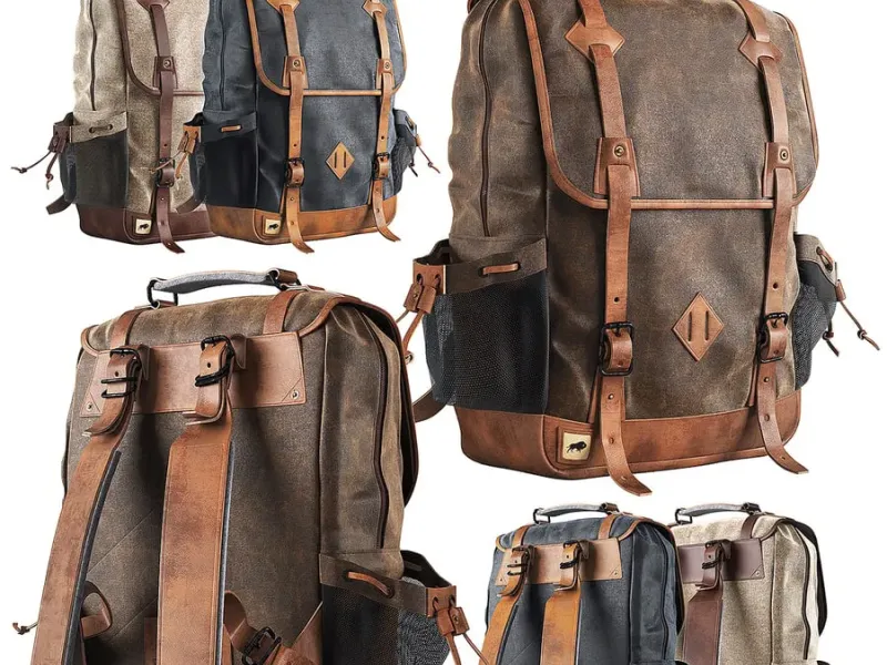 DAKOTA WAXED CANVAS COMMUTER BACKPACK