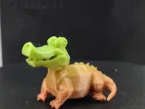 Low poly crocodile keychain-1