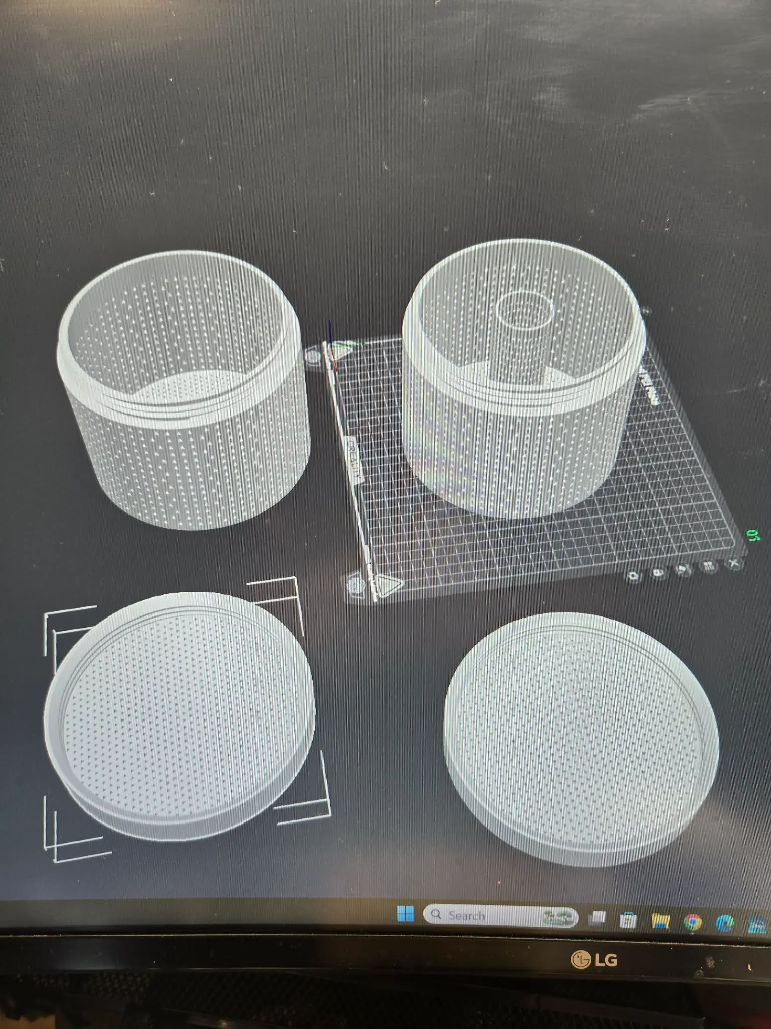 M1 R1 Filament waste/Silica dryer Baskets Space Pi x4 n plus-3