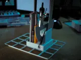 Gridfinity Mr. Pen Drafting Tool Holder w/Sharpener-1