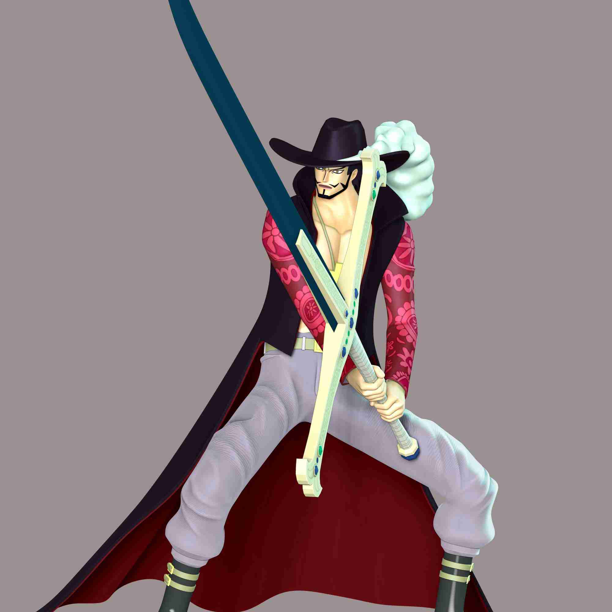 Espada de Mihawk One Piece, TUTORIAL