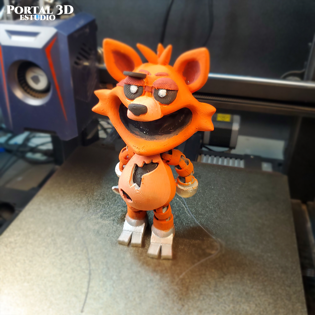 SMILING FOXY // PRINT-IN-PLACE WITHOUT SUPPORT