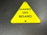 "Maker on Board" windshield sign-1