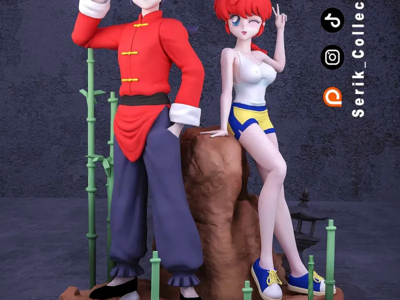 RANMA SAOTOME - RANMA 1/2 DIORAMA