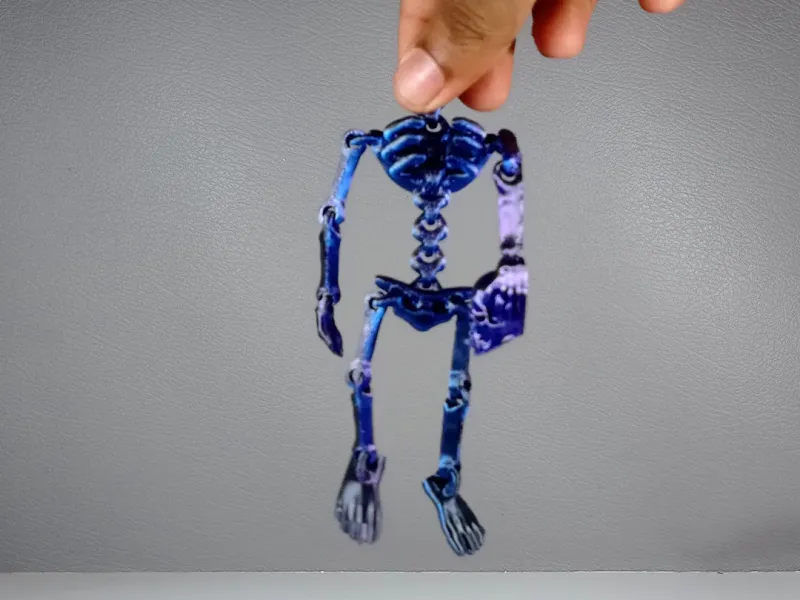 FLEXI SKELETON PRINT-IN-PLACE NO-SUPPORT HALLOWEEN-SPECIAL