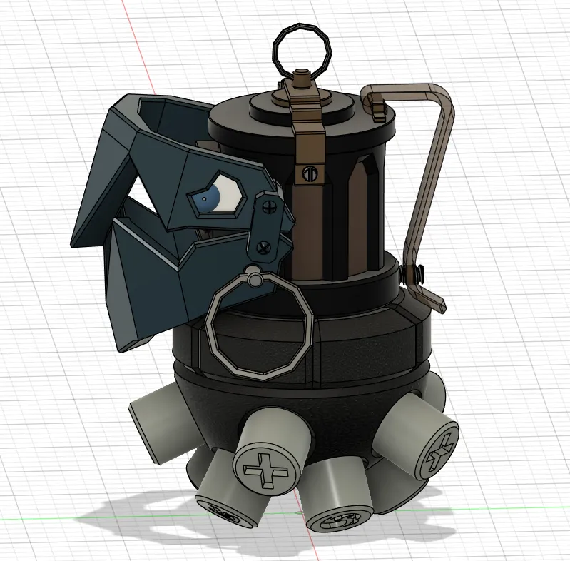 Jinx's Grenade - 3D Printable Model from "Arcane" and "Leagu